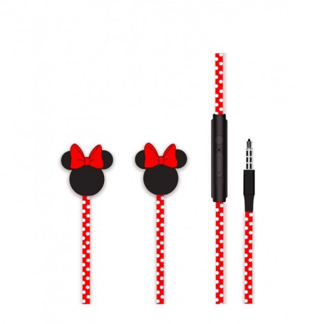 Auriculares Minnie em 3D da Disney, vermelhos