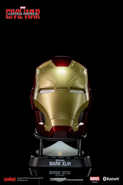 Coluna Bluetooth Mini Iron Man  Marvel