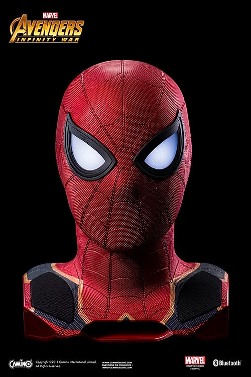 coluna de som bluetooth spider man avengers 