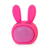 coluna bluetooth som potente rosa