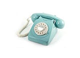 Telefones fixos clássicos GPO 746 - Discagem Rotativa (6 cores disponíveis)